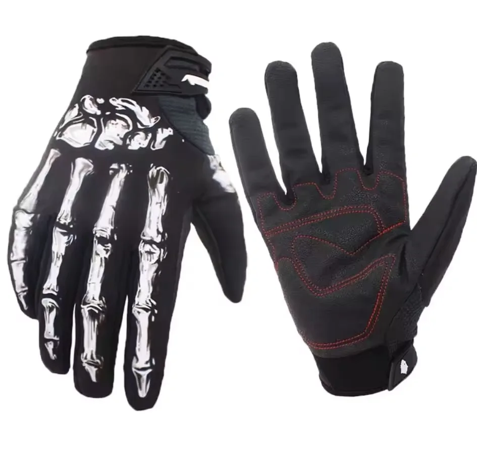 Full-Finger Tactical Knuckle Gloves Outdoor Summer Sports Cycling Winter Road Fishing Fitness-Bicycle Ghost Motorcycle Touch
