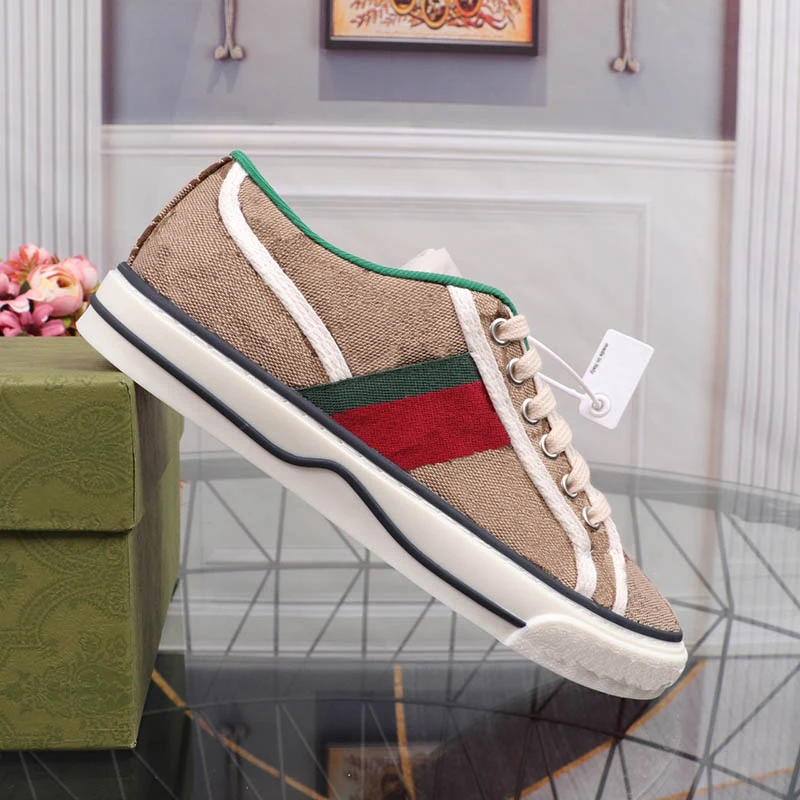 Multicolor Rhyton Designer Top Quality Tennis 1977 Shoes Luxury Famous Brand Women Wholesale Embroidery Stripes Sneakers
