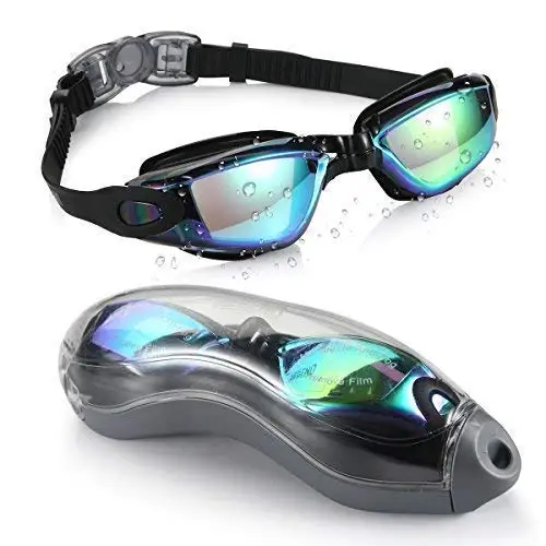 dropshipping Professional Large Frame Wide Vision No leaking Anti fog swimming goggles for