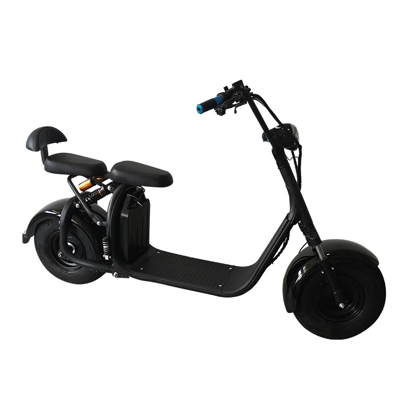 Новое поступление большой колеса электрический скутер 1000 Вт с тормозом Включите свет