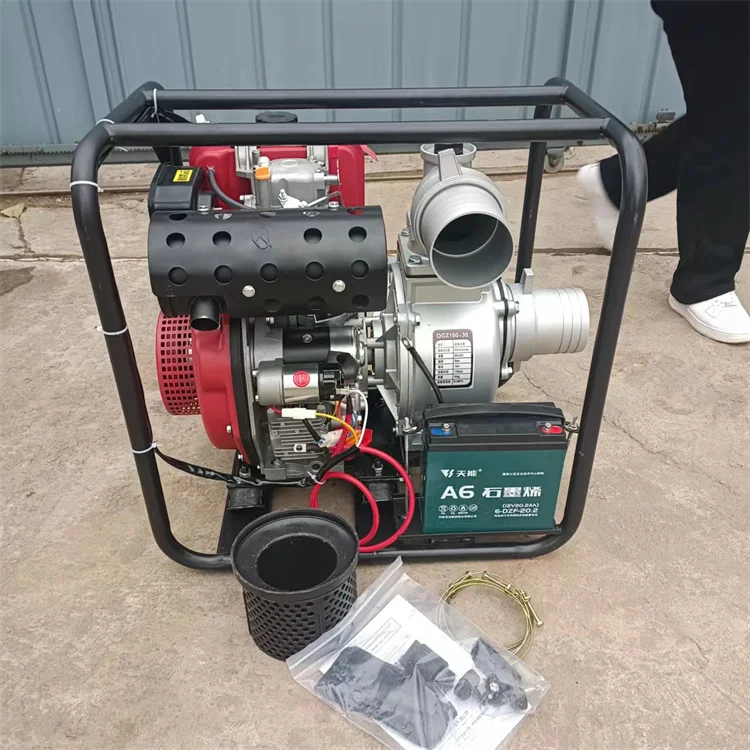 Frame pump diesel 4-inch water pump, irrigation pump, high-power diesel water pump unit