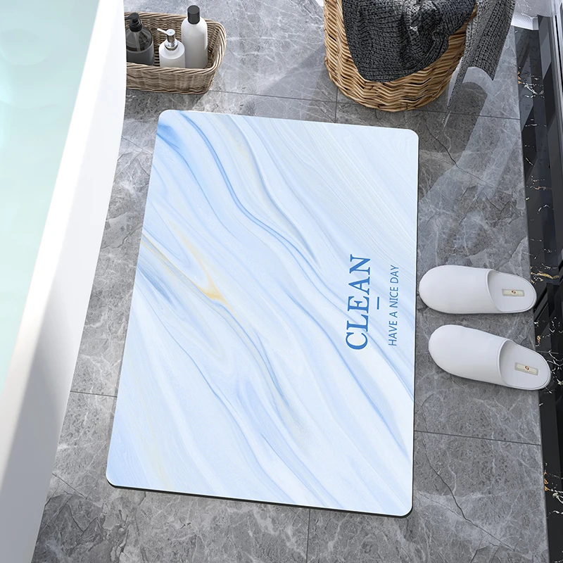 Strong Water Absorbent Durable Household Bathroom Accessories Instant Dry Floor Mat Supplier