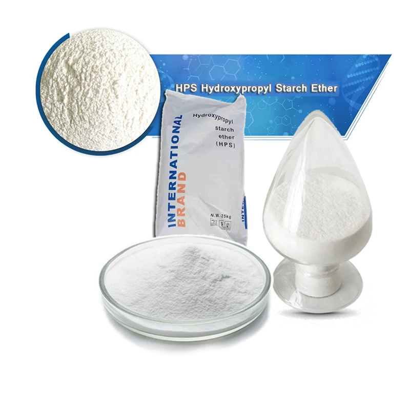Decorative Mortar Plastering Mortar Crack Resistance Tile Adhesive Wall Putty Mortar HPS Hydroxypropyl Starch Ether
