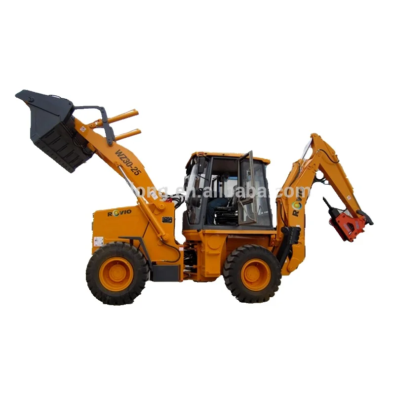 WZ30-25 Mini Articulated Backhoe Loader Digger 1m3 Bucket 0.3m3 Bucket Cummins Engine Gearbox Pump Used Condition Hot Sale Dubai
