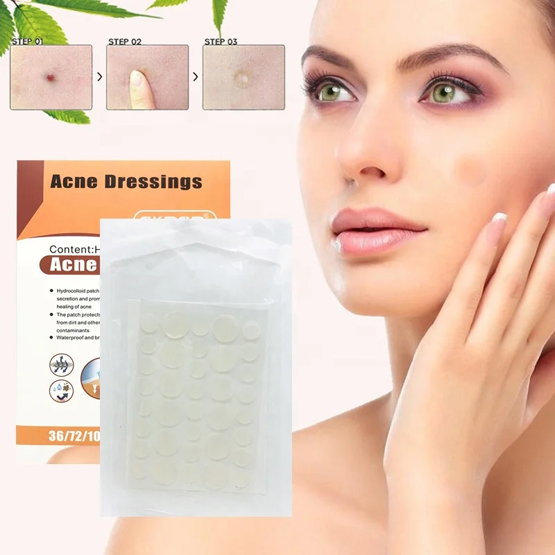 Hot Sale Cosmetics Acne Concealer Salicylic VC Healing Anti-Acne Pimple Patches Treatment Mask Wholesale