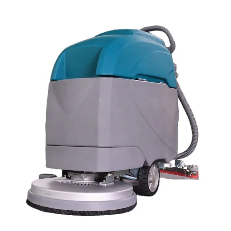 Cleaning hand held Battery Hand Walk Behind Floor Scrubber Autoscrubber Concrete Marble Tile Granite Floor Sweeper machine