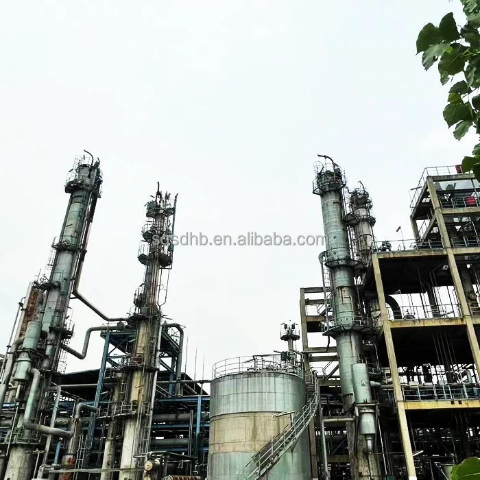 daily processing 5-10Tons continuous distillation decolor used engine oil