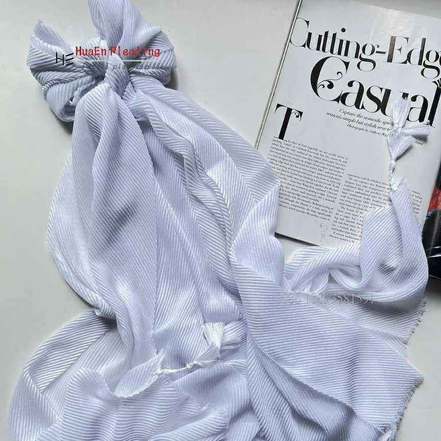 Changzhou HuaEn garment machinery factory ZJ-416 fabric textile toothpick crystal scarf pleating machine