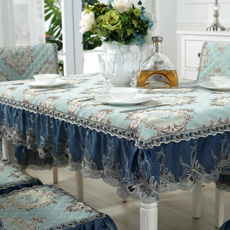 
Jacquard design tablecloth table cloth wedding mat flower pattern table cover 