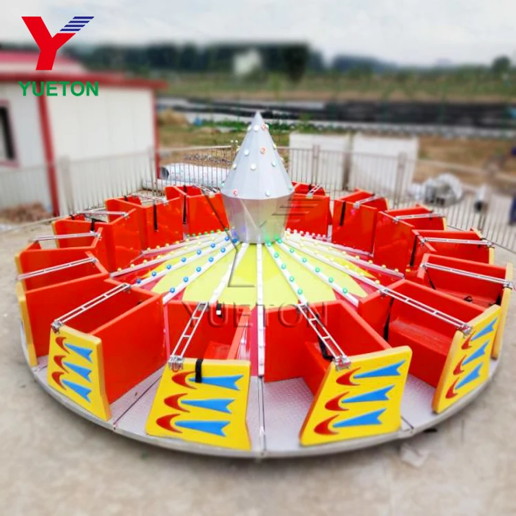 Factory Customized Fun Amusement Park Rides Hully-Gully Ballerina Rides Equipment Flying Turntable Ride For Sale