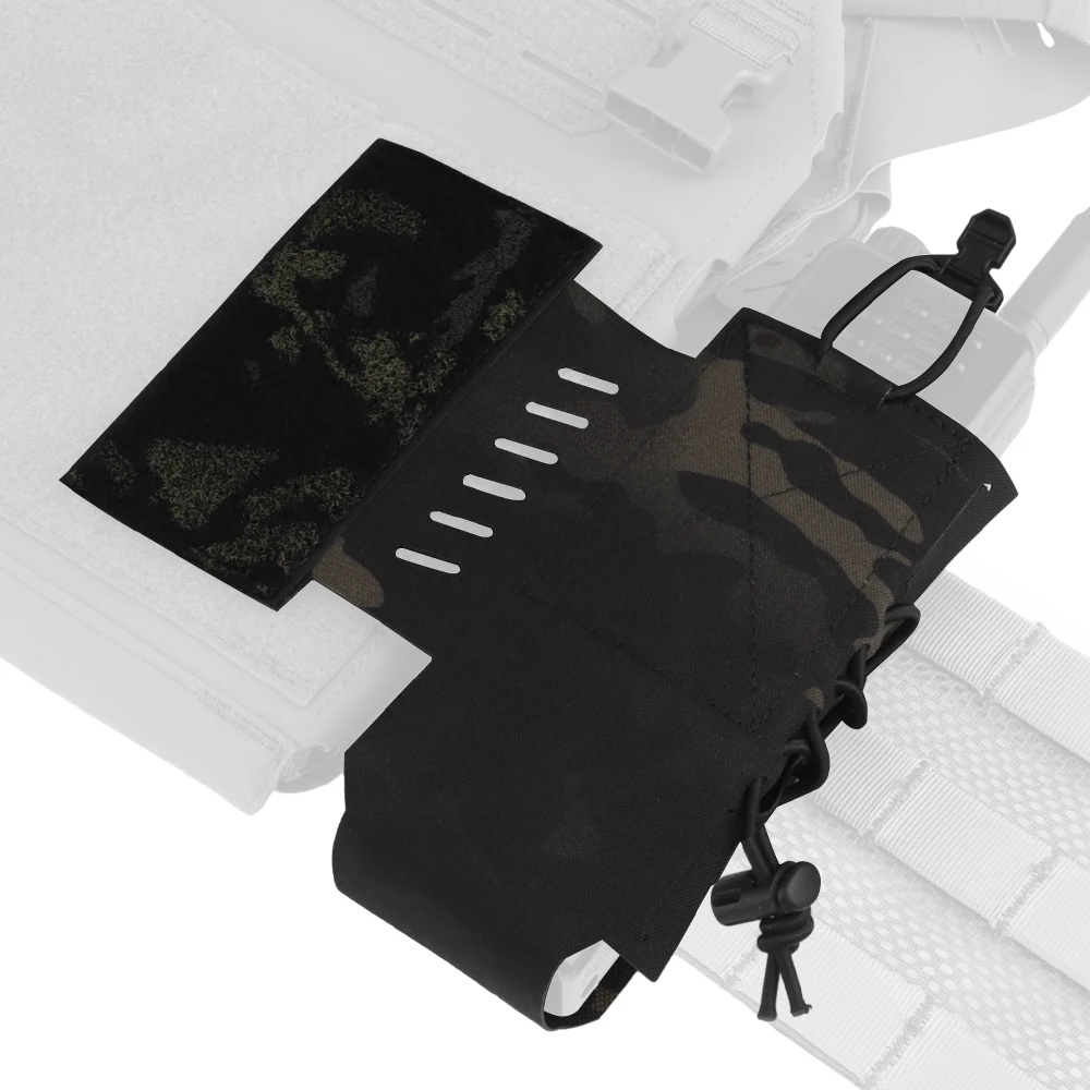 Wosport Cordura Assaulter Radio Pouch Elastic Tab Bag Packed  For Chest Rigs