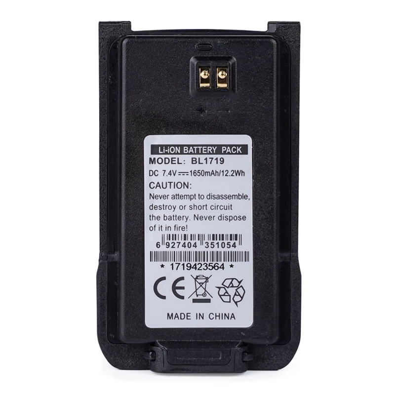 7.4V 1650mAh Walkie Talkie Li-ion Battery Pack BL1719 for Hytera TC-585 TC-500S TC-510 TC-560 TC-508
