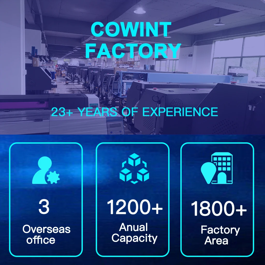 Cowint Factory Price Automatic A3 Size Printer Uv DTF for Mug Mini Uv Printer UV Printing Machine 30cm