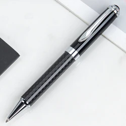 Hot Metal Copper Ball Pen Carbon Fiber Pens Body Customized Design Fountain Roller Ballpoint Pen For Business Gift