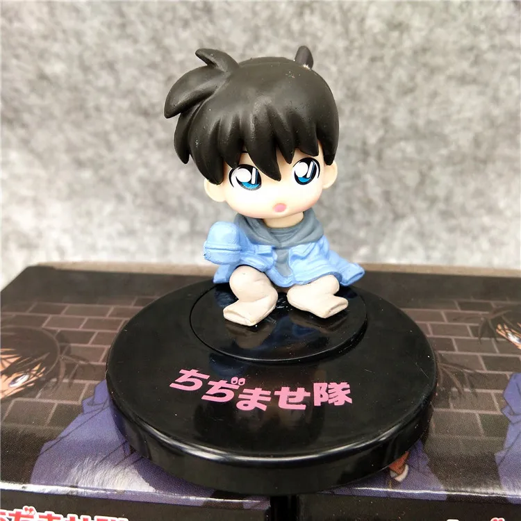 Japan Anime 6pcs/set Detective Conan Figure Blind Box Toy Claw Doll Machine Blind Box