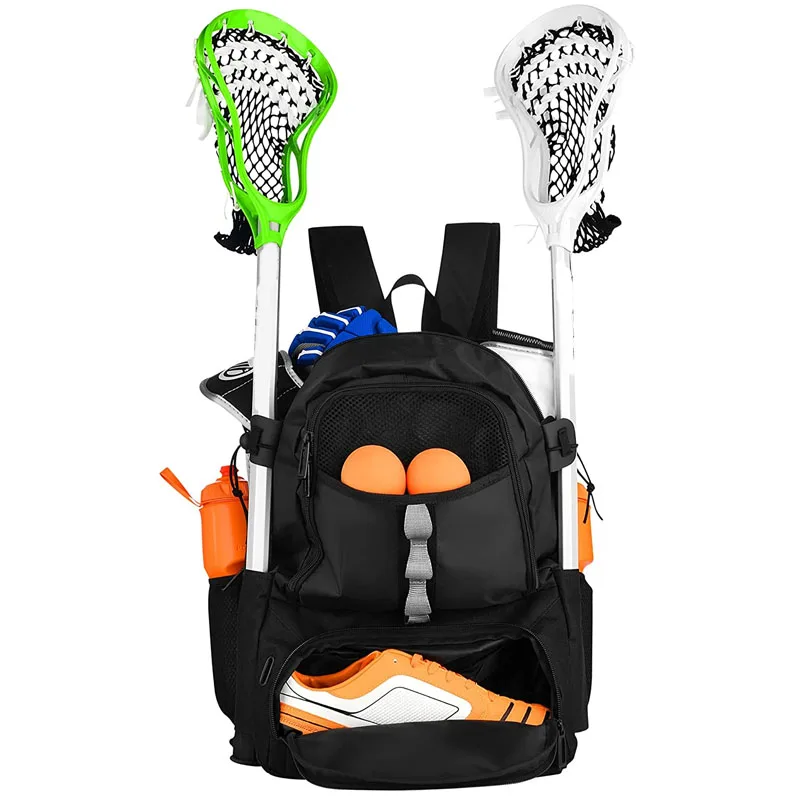 custom waterproof hockey stick bag equipment back pack lacrosse backpack