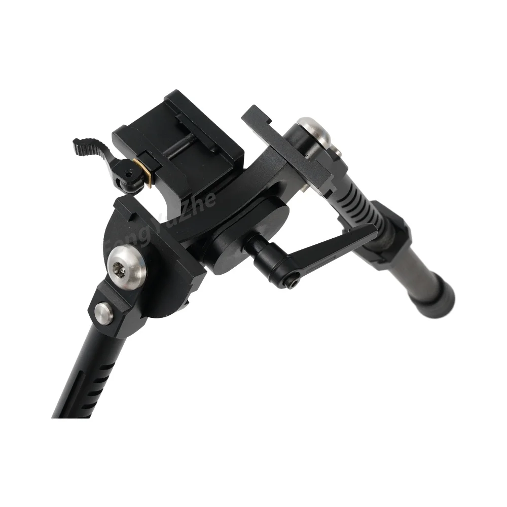 Hot Selling Carbon Fiber V10 Pattern Telescopic Carbon Fiber Tripod Hunting Tripod with Adapter
