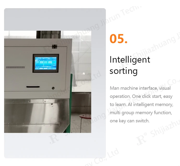 Optical waste mineral separator for potassium feldspar/manganese ore/color sort/sorter machine