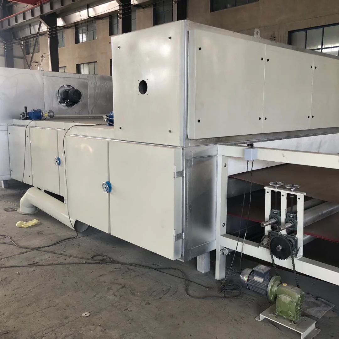 Glue Free PET Fiber Wadding Production Line Thermal Bonded Wadding Production Line For Quilting Padding