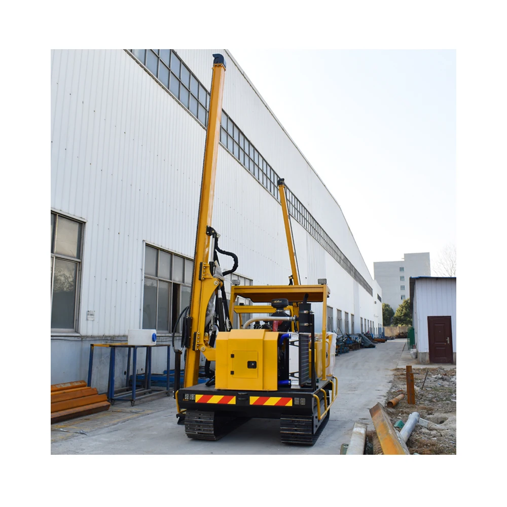 New Stock Arrival hydraulic pile machine, solar screw pile driver for sale/