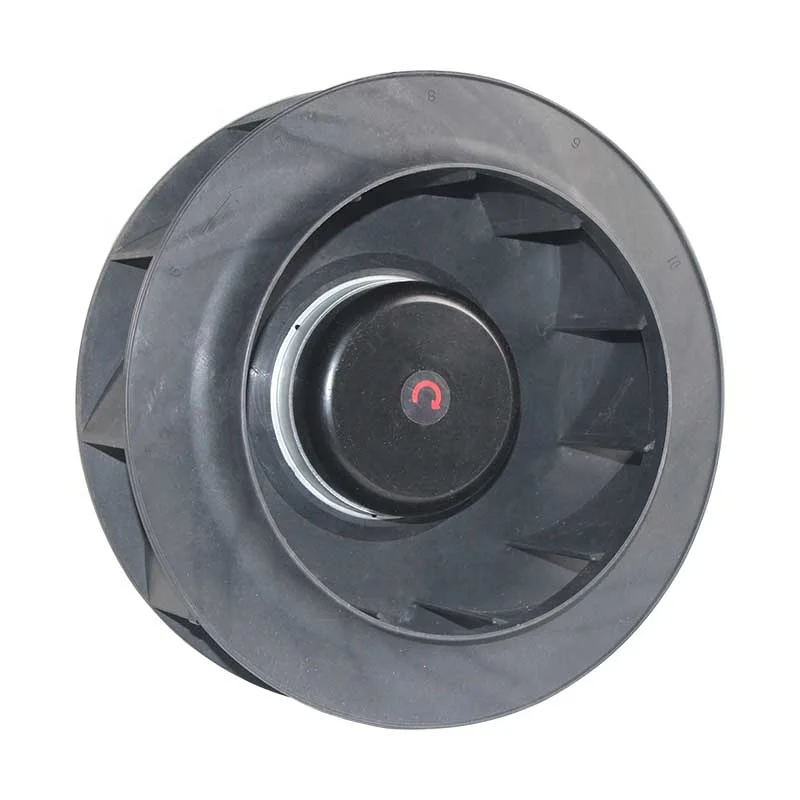 225mm EC motor fan High pressure 90W high cfm EC backward curved centrifugal impeller radial blower fan