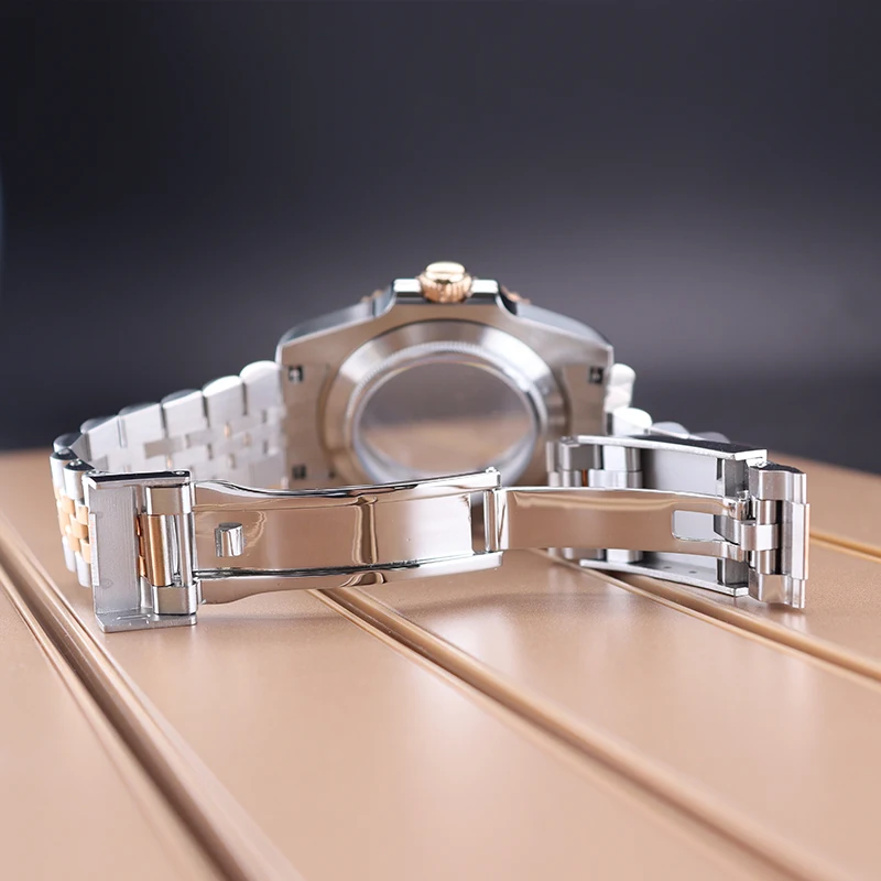 Waterproof Wrist Watch 20mm Jubilee Bracelet 28.5mm Dial Watch Case Fit NH34 NH35 NH36 ETA 2824 Movement
