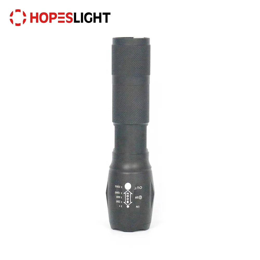 
Outdoor emergency aluminum 18650 t6 led flashlight super bright high power tactical flashlight 