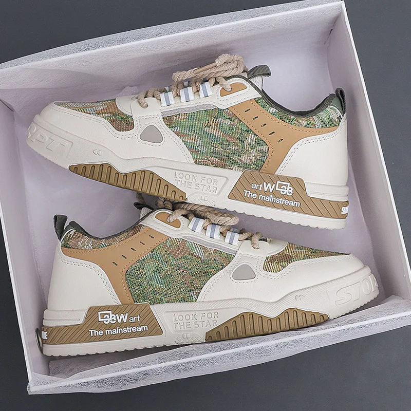 New Fashion Product Designer Customized Logo Sneakers Breathable Casual Flat Sports Walking Style Retro Shoes Custom For Men