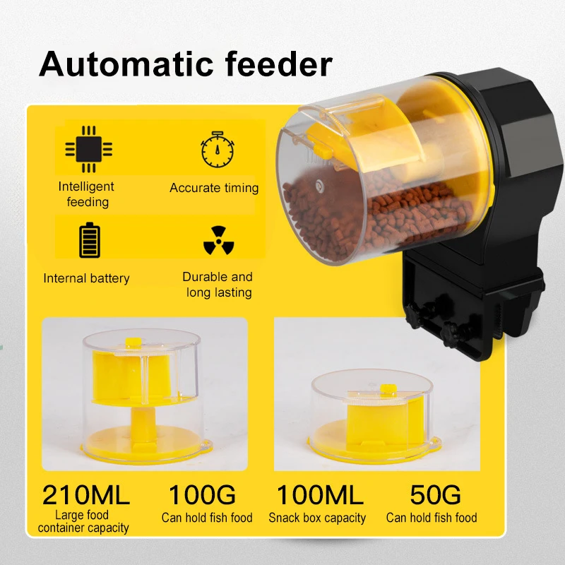 Aquarium Auto FishFood Dispenser Fish Tank Vacation weekend Automatic Fish Feeder Intelligent timer automatic feeder