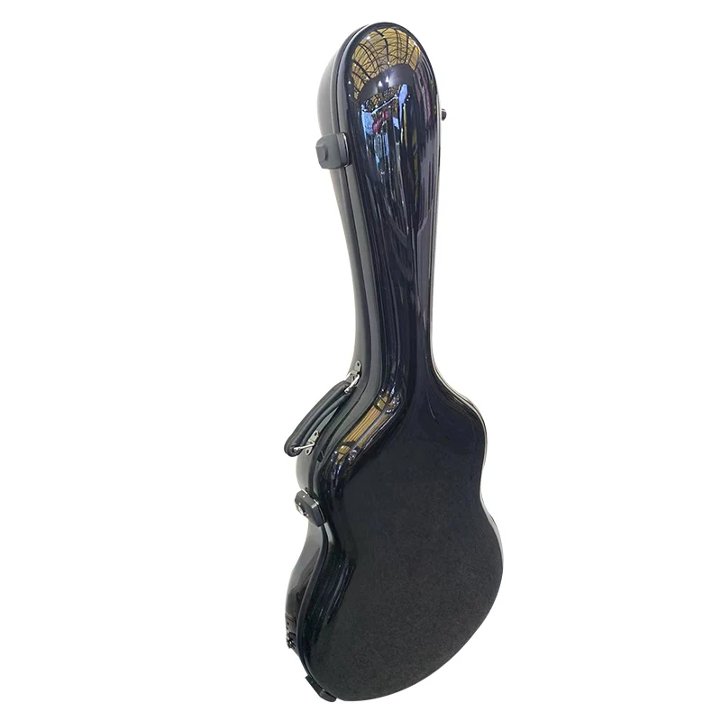 Factory price waterproof high grade folk guitar bag wholesale custom hard acoustic guitar case