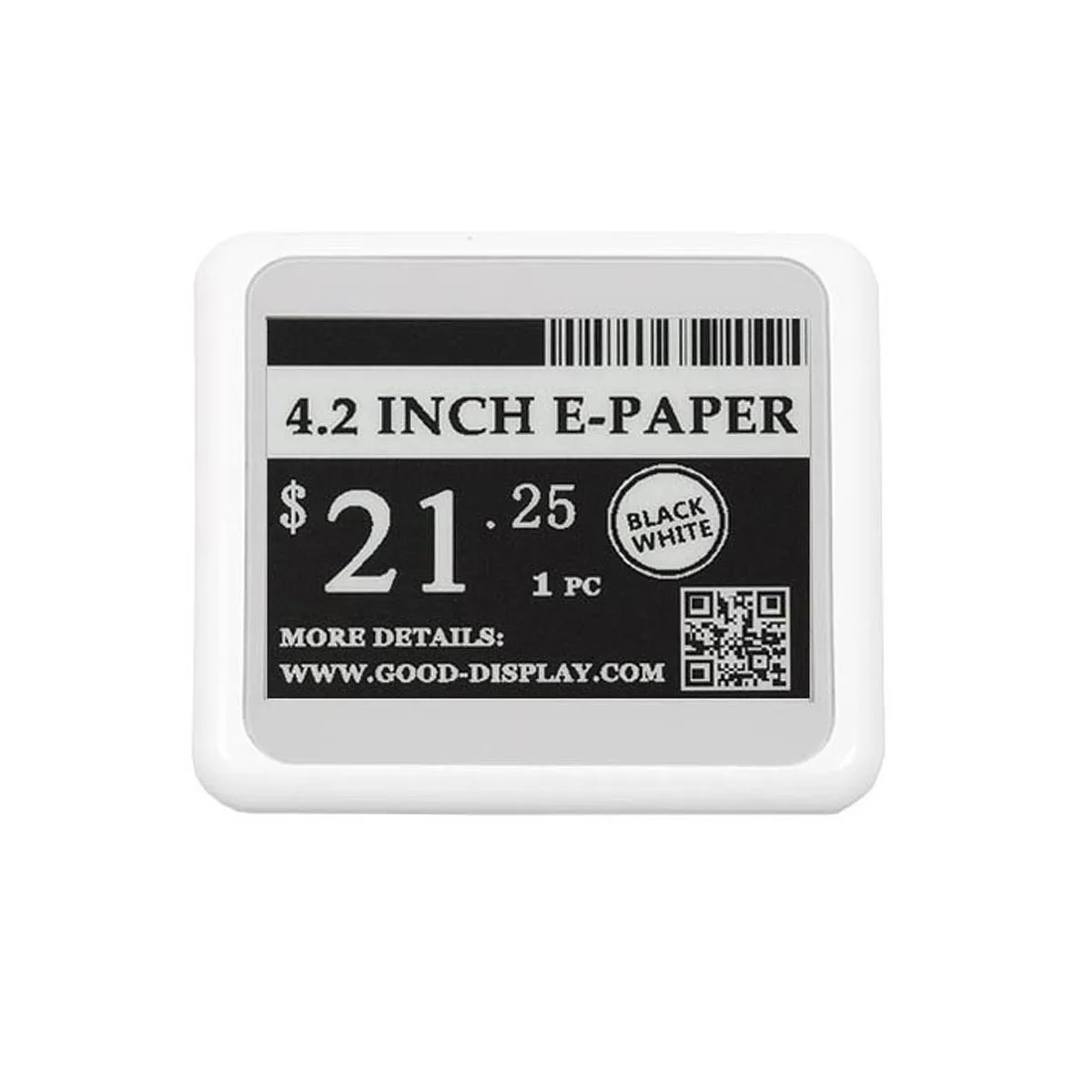 4,2 дюймов электронная полка эикеточная дисплей епапер планшет ESL тег черно-белые, NFC-приведенный в действие, без батареи, GDN042BW