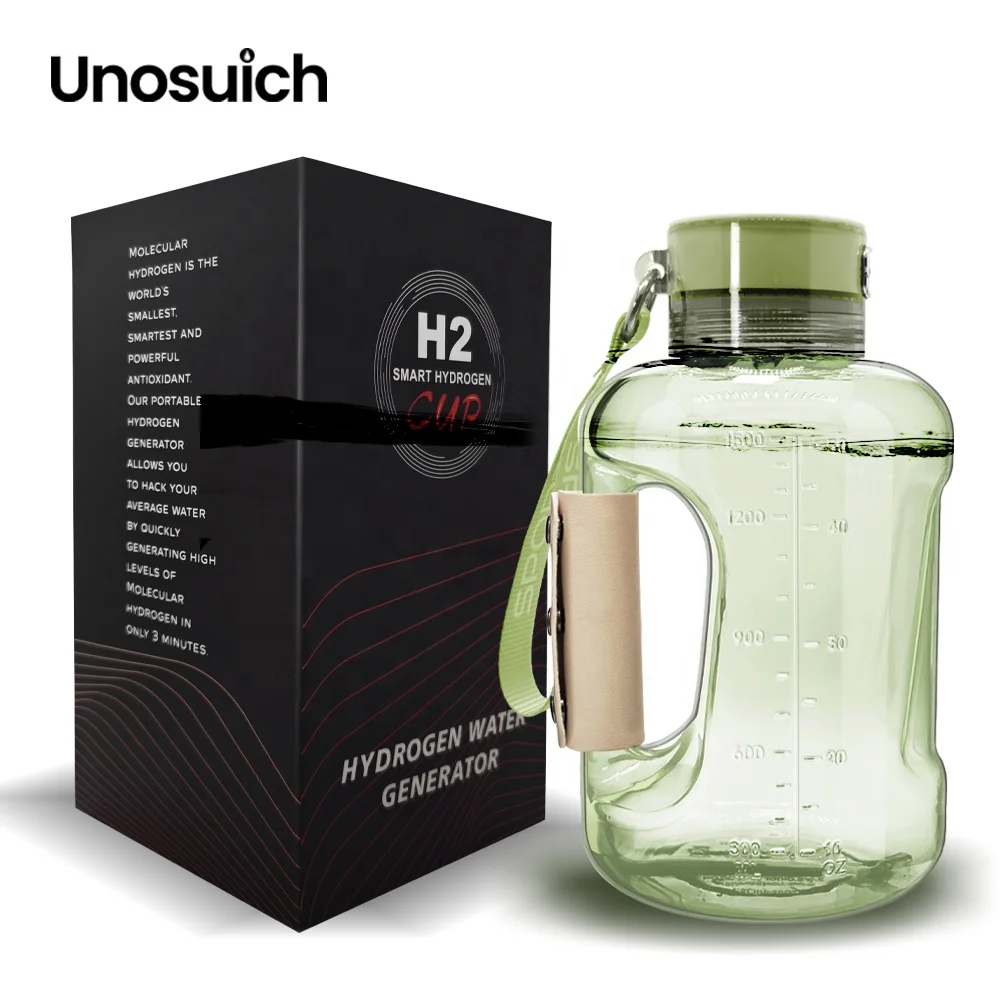 2024 1.5L Large Capacity Sport Jug SPE Hydrogen Water Generator Machine Hydrogen Water Kettle