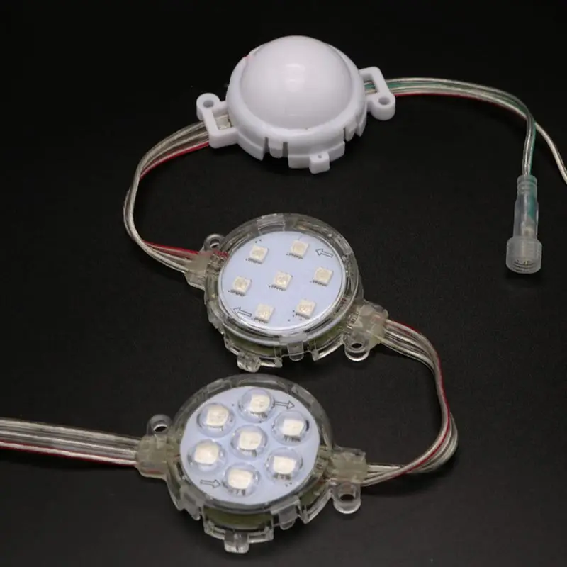 50mm Rgb 7 Pixel SMD Led Point Light Source outdoor wall pixels led light