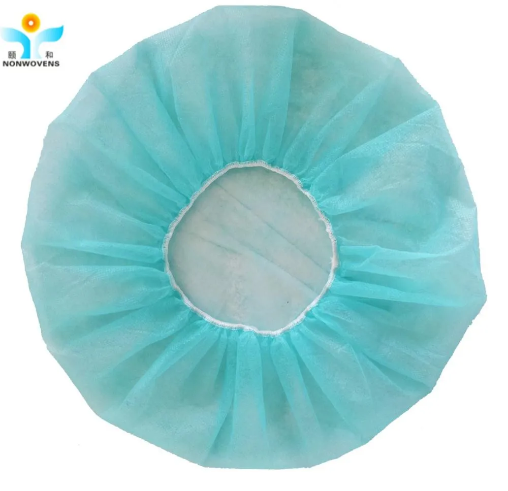 Одноразовые нетканые шапки и головные уборы накладки на волосы машинное изготовление для заботы о здоровье