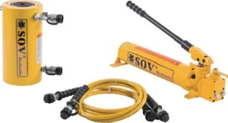 Portable steel single action  2  speed 700Bar  hydraulic hand pump