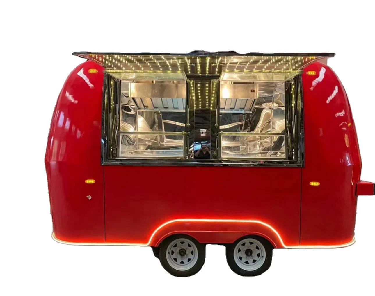 Mobile Food Cart/ Fast Food Truck / Concession Food Trailer Supplier Colorful Street China With Full Kitchen United States N/A