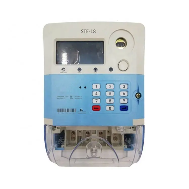 STS electric meter Single Phase Two Wire Split Prepaid Energy Meter STE18-S smart electricity meter