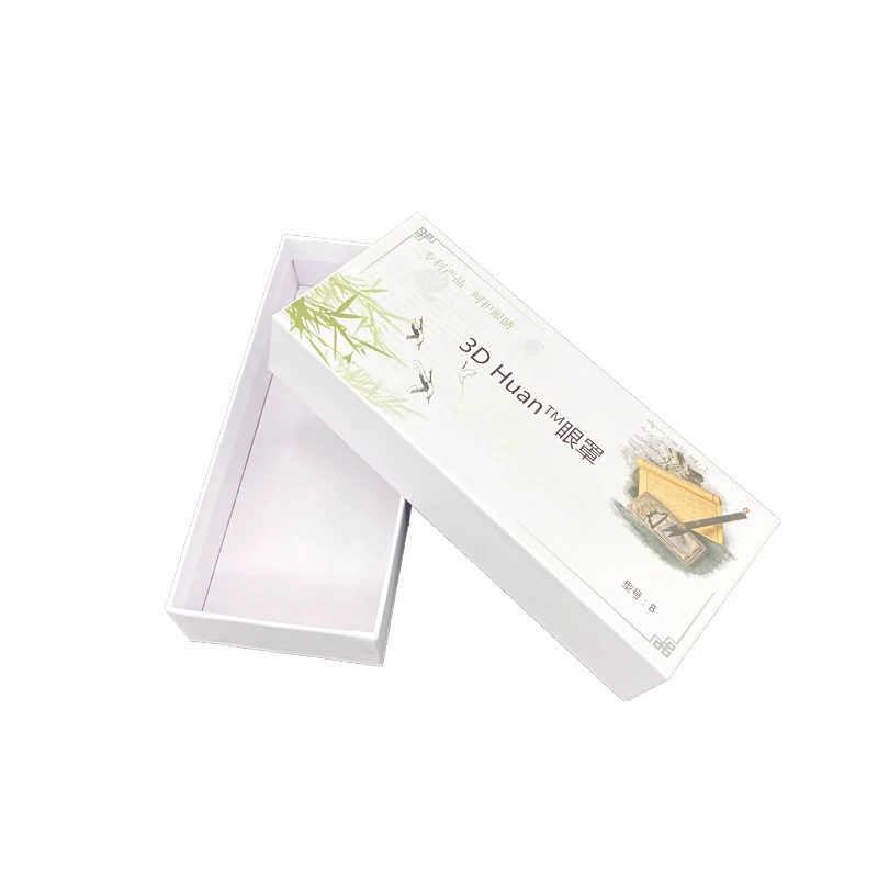 Традиционный продукт от производителя белая картонная упаковочная коробка с крышкой и базовой коробкой Подарочная логотипом на