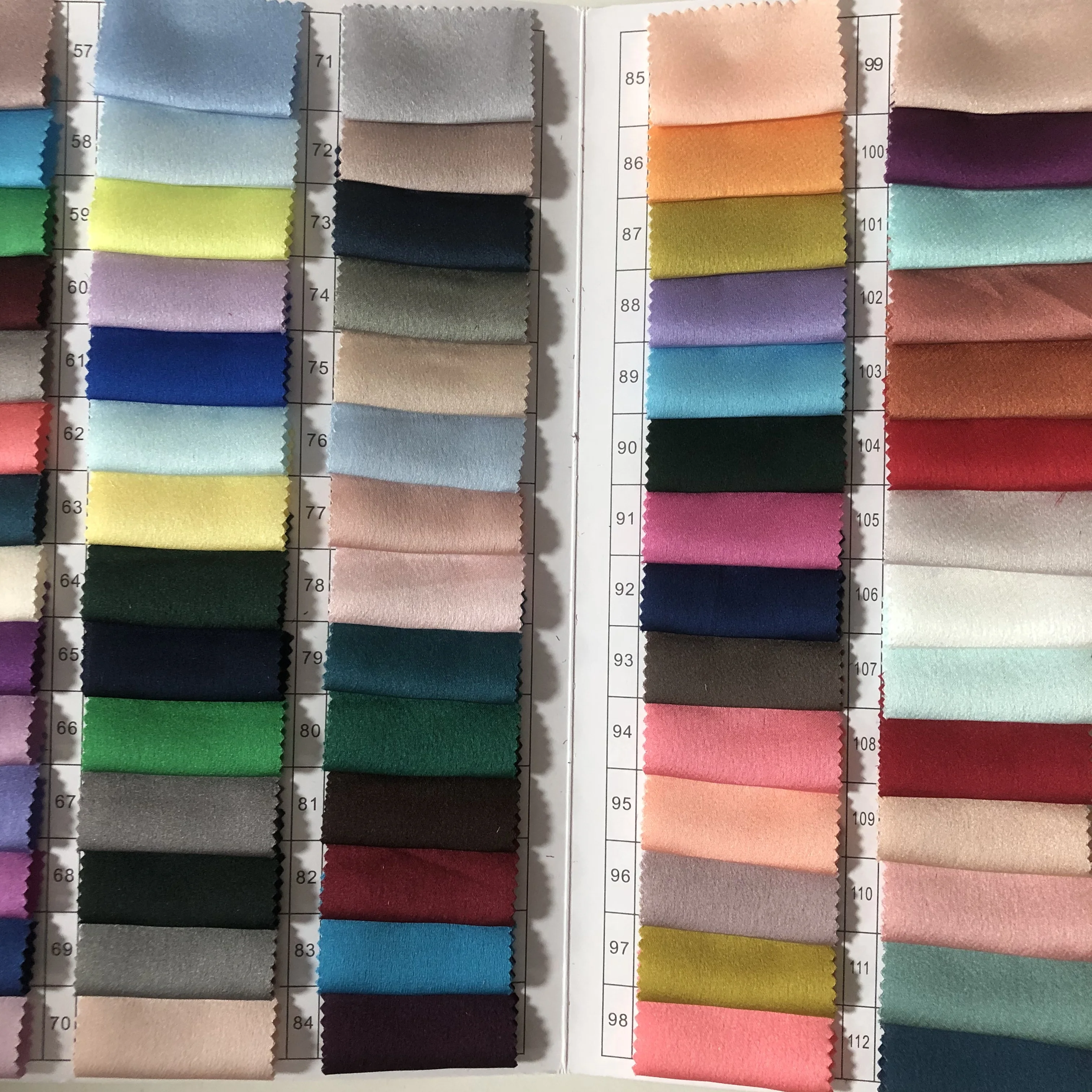 Repreve 100% recycled polyester satin moss crepe satin fabric for women clothing