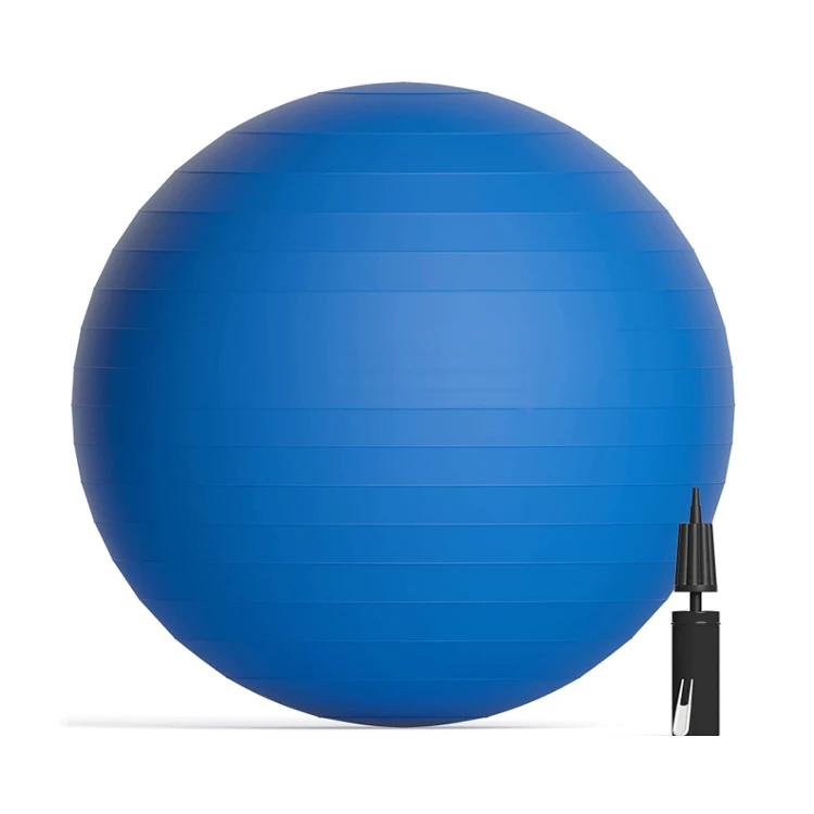 Hot selling customized logo 55CM PVC pregnancy yoga ball exercise ball