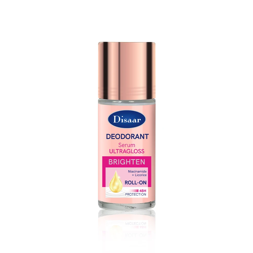 Disaar Underarm Serum Deodorant Roll On With Niacinamide & Licorice Underarm Brightening Odor Remover Roller Wholesale