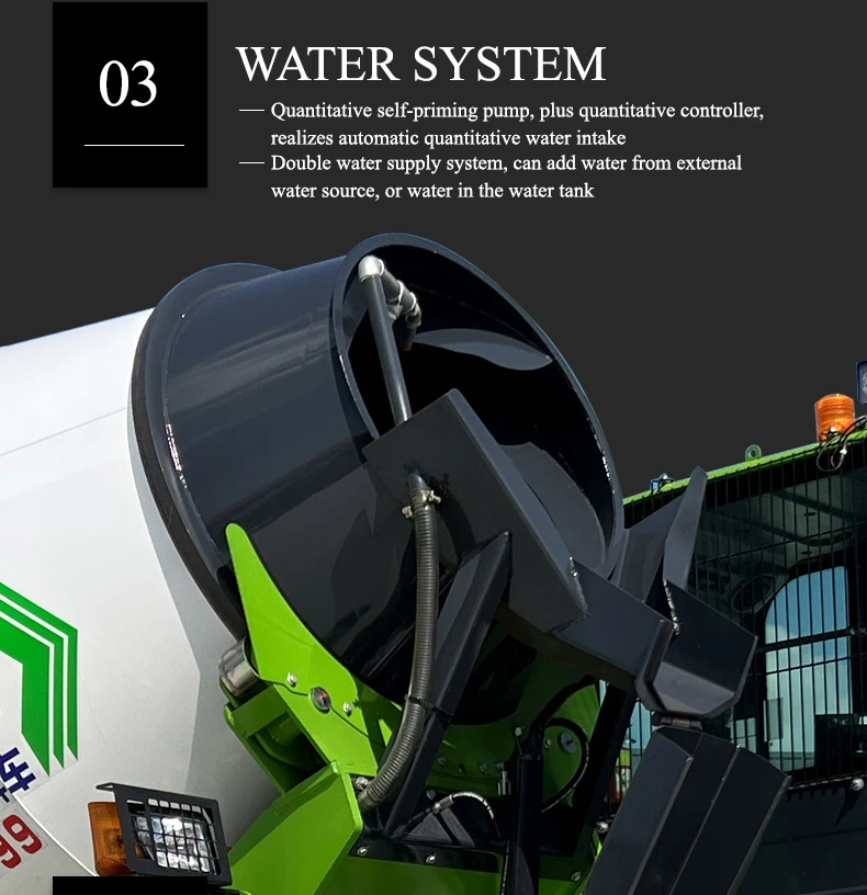 Small Self Feeding Mobile Cement Mixer Type Concrete Agitator Self-loading Concrete Mixer Machine For Sale