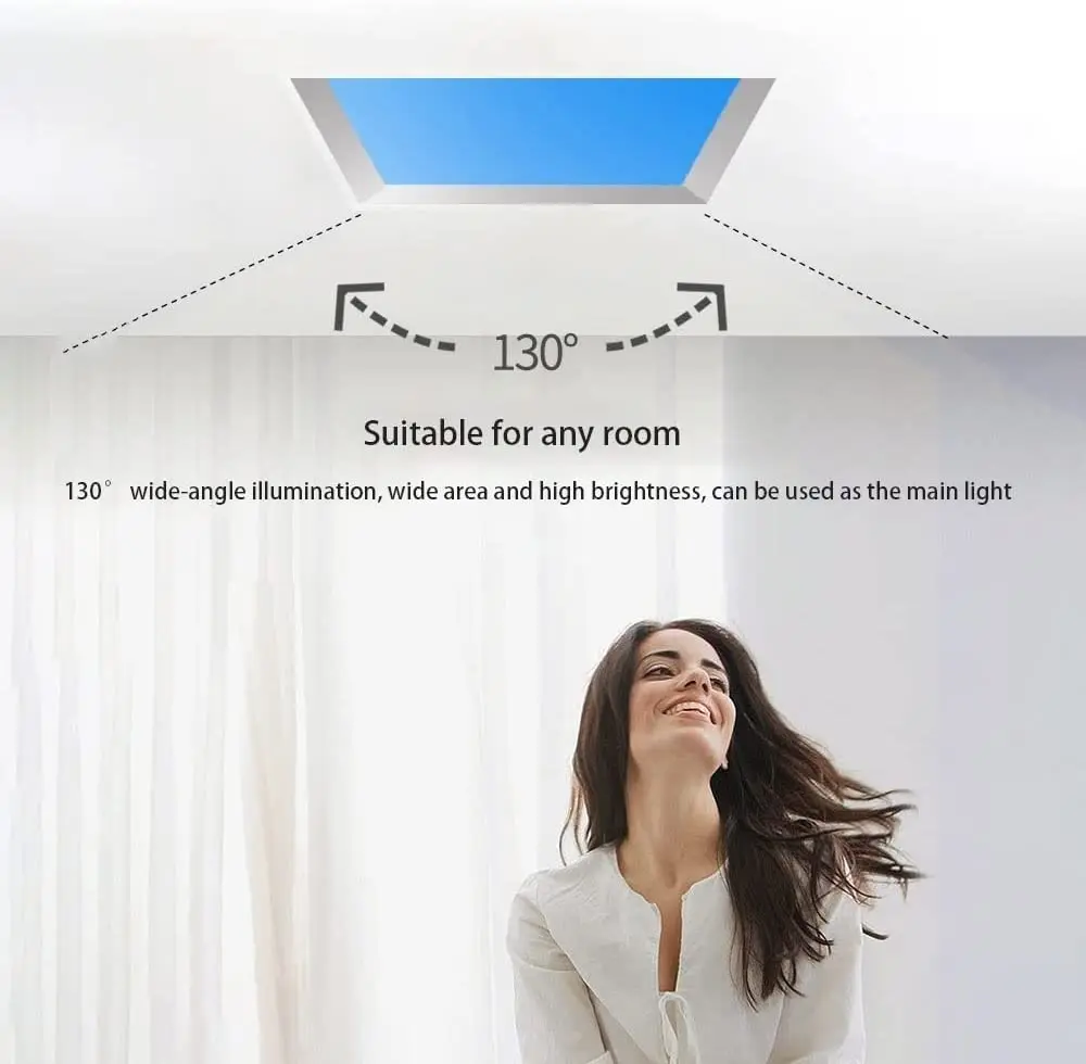 Blue Sky Ceiling Led Panel Lamp Sky Light Zigbee Smart Home Blue Smart Home Artificial Led Skylight