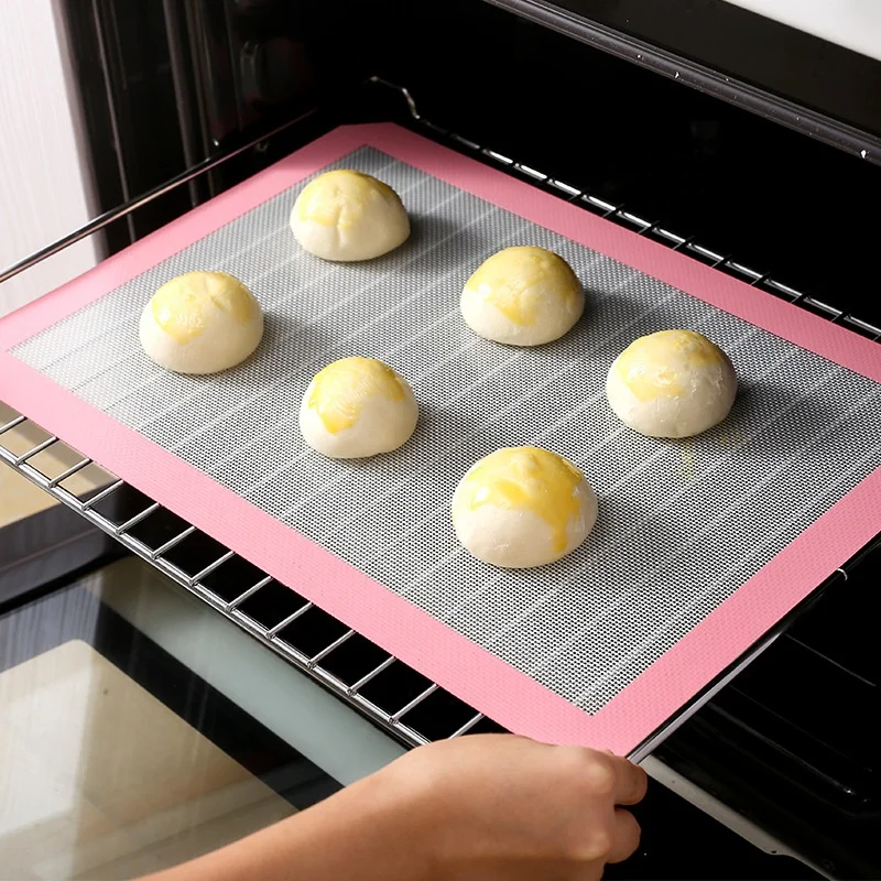 42*29.5cm Multiple Color NonStick Silicone Baking Mat Baking Pastry Tools Rolling Dough Mat Regular Size For Cake Cookie Macaron