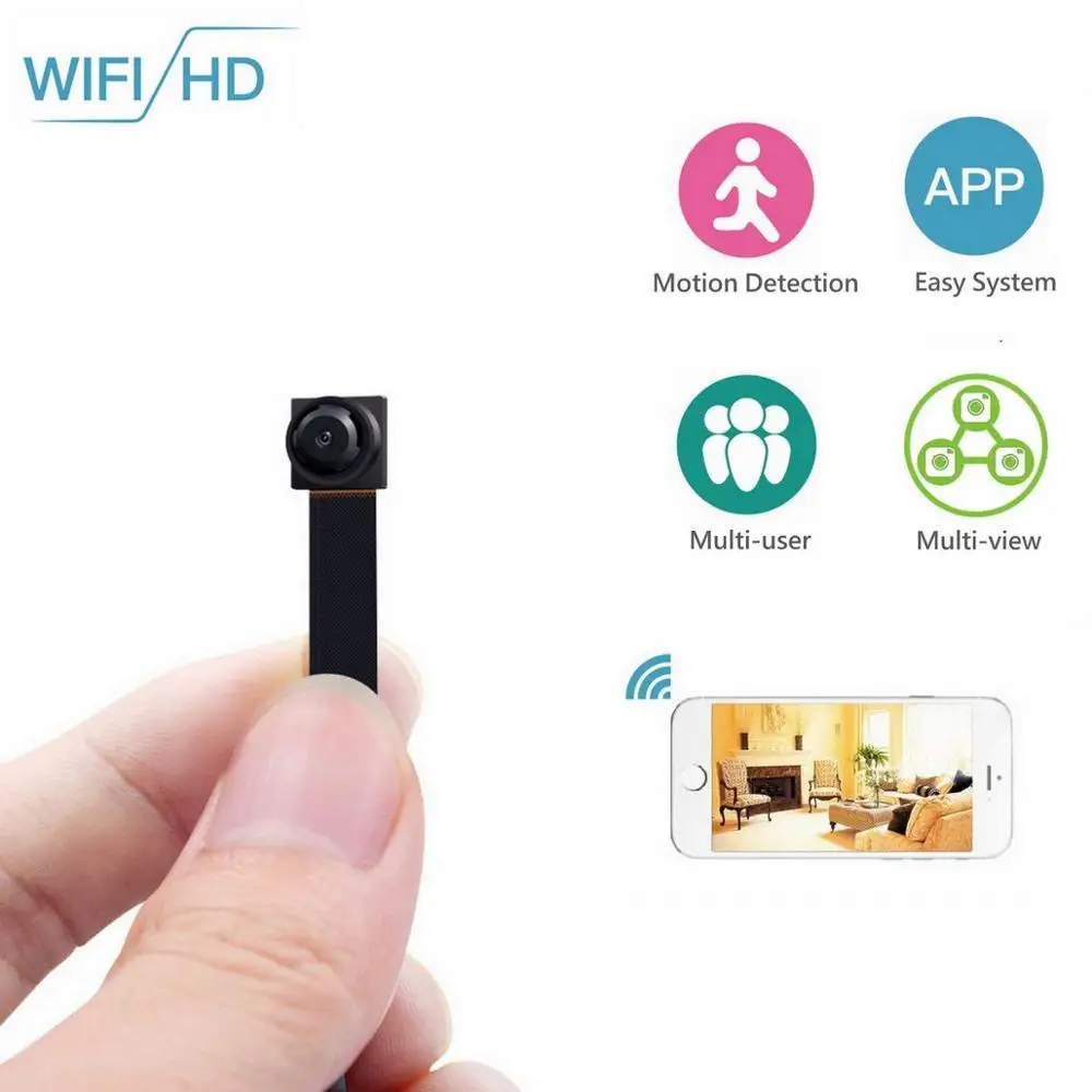  Скрытая мини-камера 4K шпионский модуль wi-fi беспроводной скрытый видеорегистратор «сделай сам» маленькие IP-камеры