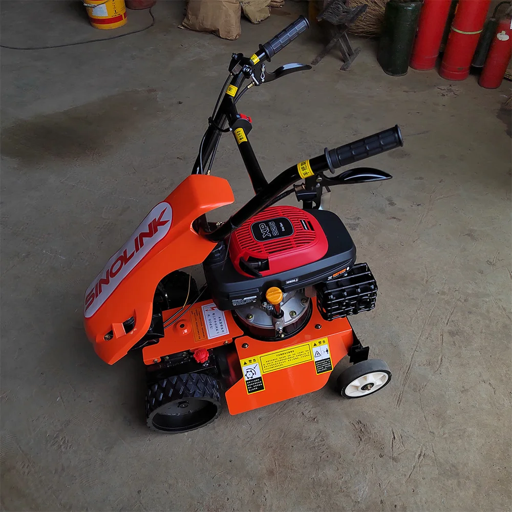 Sinolink Self Propelled  Gasoline Lawn Mower For Farm Garden Petrol Tractor Machine Agricultural Machinery