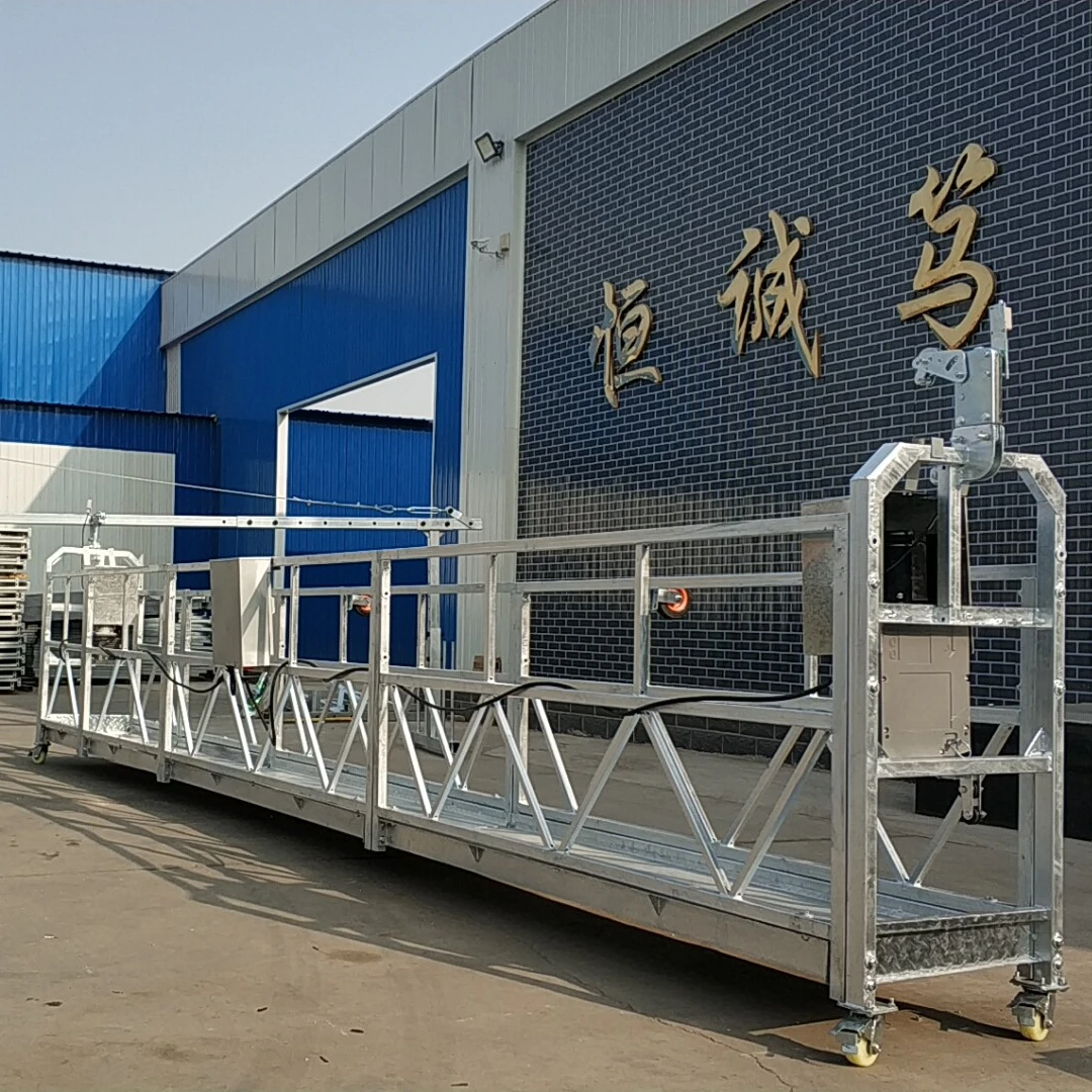 Zlp800 Строительная электрическая алюминиевая платформа для очистки гондольных лесов со встречным весом