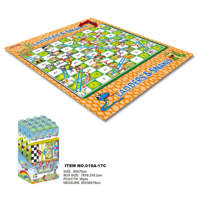 Funny Big Size Children Play Chess Mat Educational Chess Carpet Ludo Game