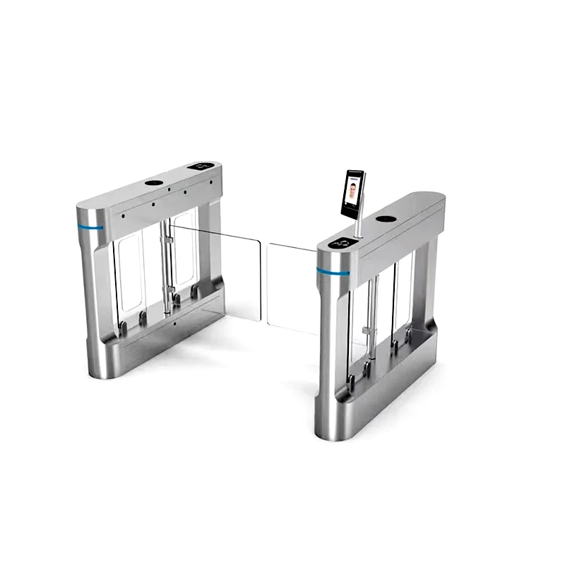 Customizable Indoor Flap Barrier Turnstile Gate for Pedestrian Access Control for Schools Playhouses Trampoline Parks Airports