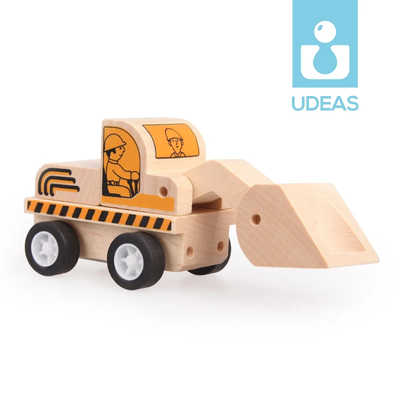 UDEAS kids toys car baby wooden baby educational edu toys,bulldozer play school toys